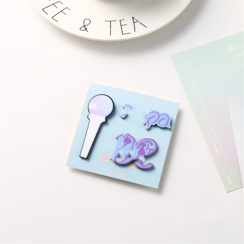 KPOP Random Groups Acrylic  Brooch Pins