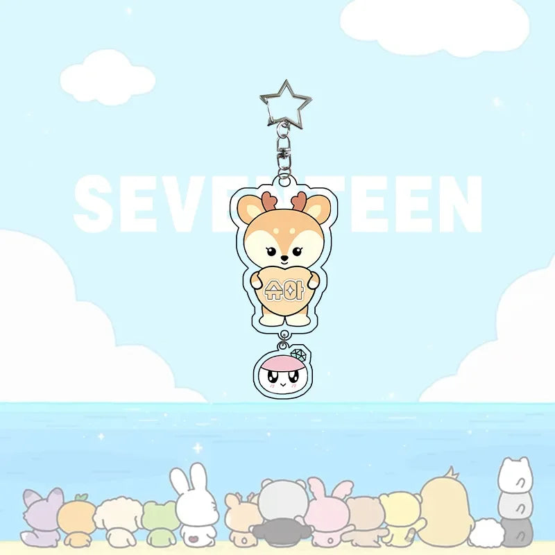 Seventeen SVT Acrylic Keyring Keychain