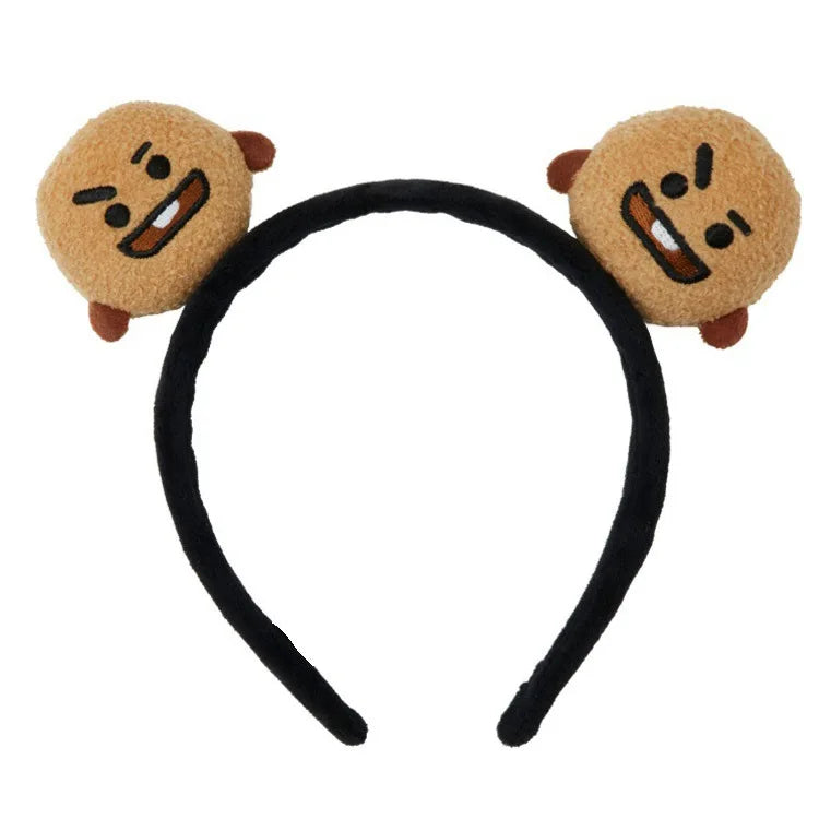 Bangtan21 Kawaii Cartoon Cute Plush Doll Headband