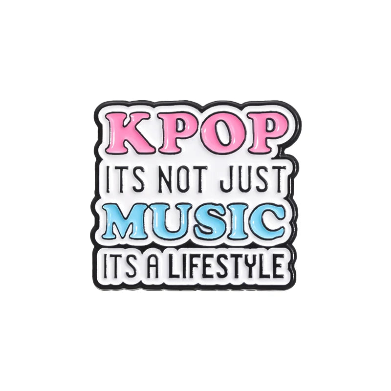 KPOP Group Enamel Pin Brooch