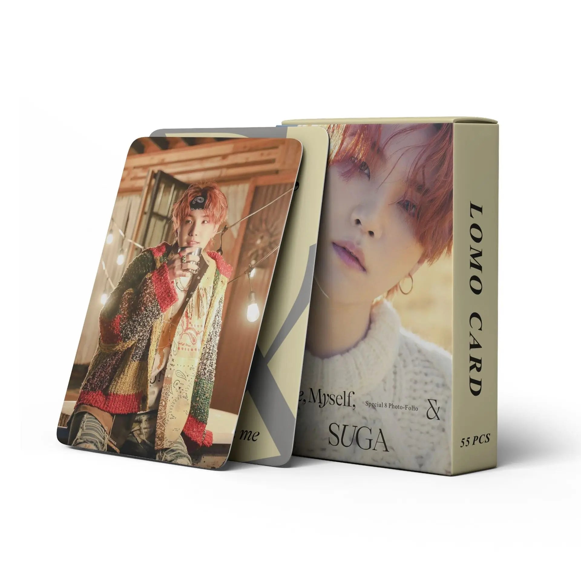 Bangtan Suga Photo Card "Wholly or whole me" Lomo Card Photocards