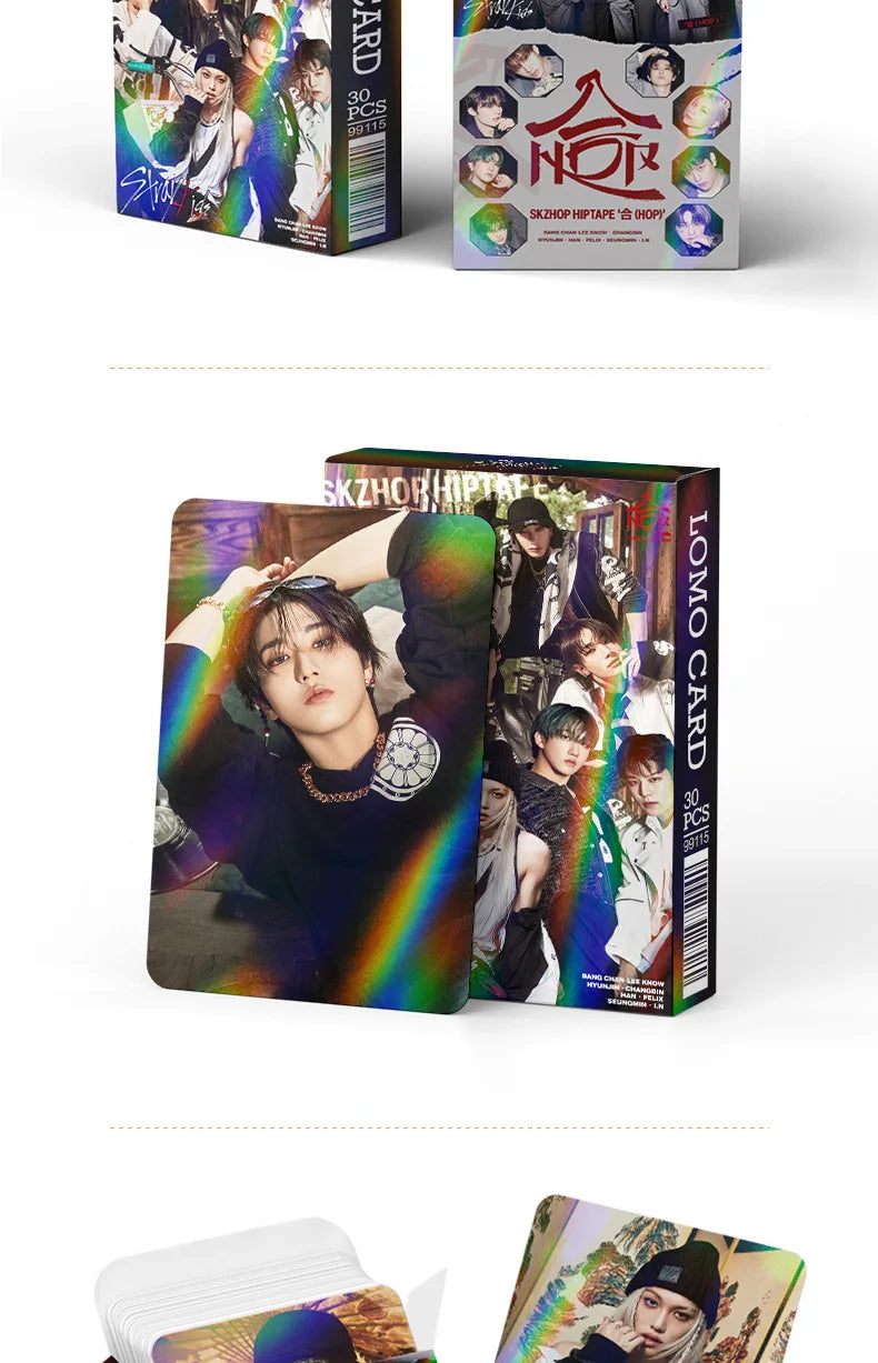 Straykids New Album Hop Laser Lomo Cards