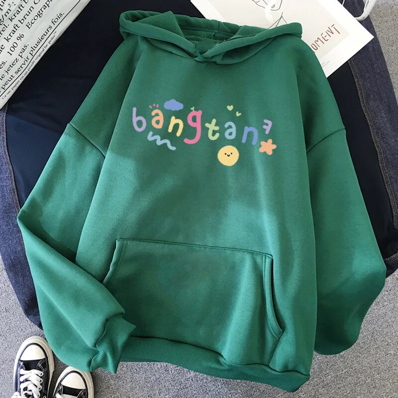 Bangtan Boys BANGTAN Print Hoodie Sweatshirt