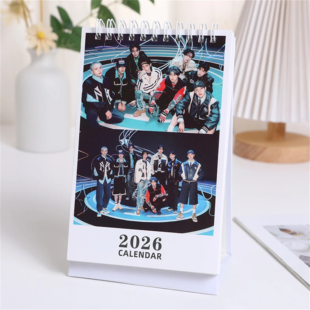 KPOP Idol Group 2026 Desk Calendar Album Photo Fashion Calendar