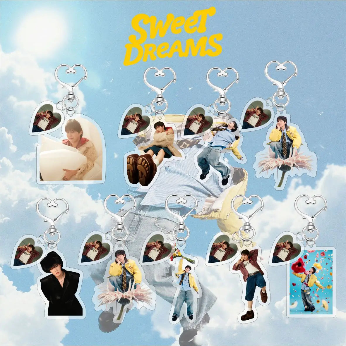 Bangtan J-HOPE  Sweet Dreams Photo Acrylic Keychains