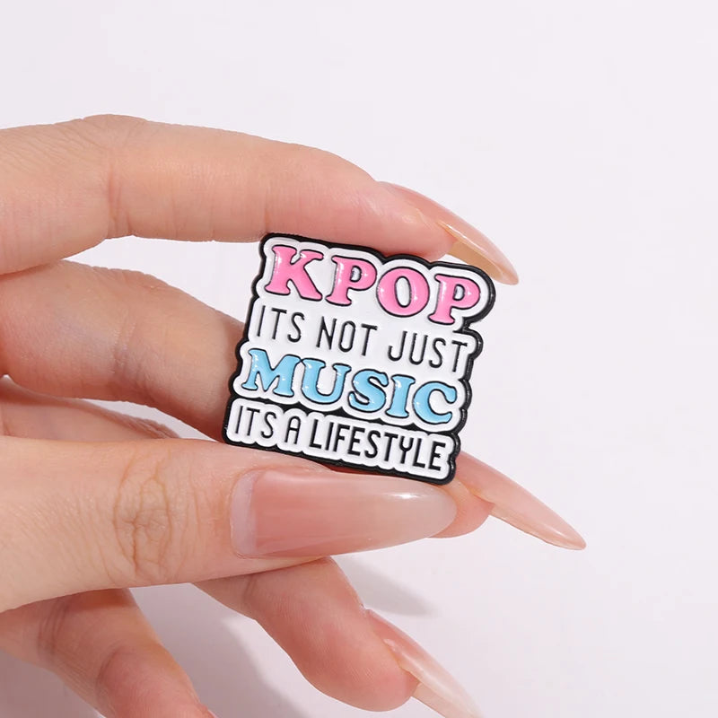 KPOP Group Enamel Pin Brooch