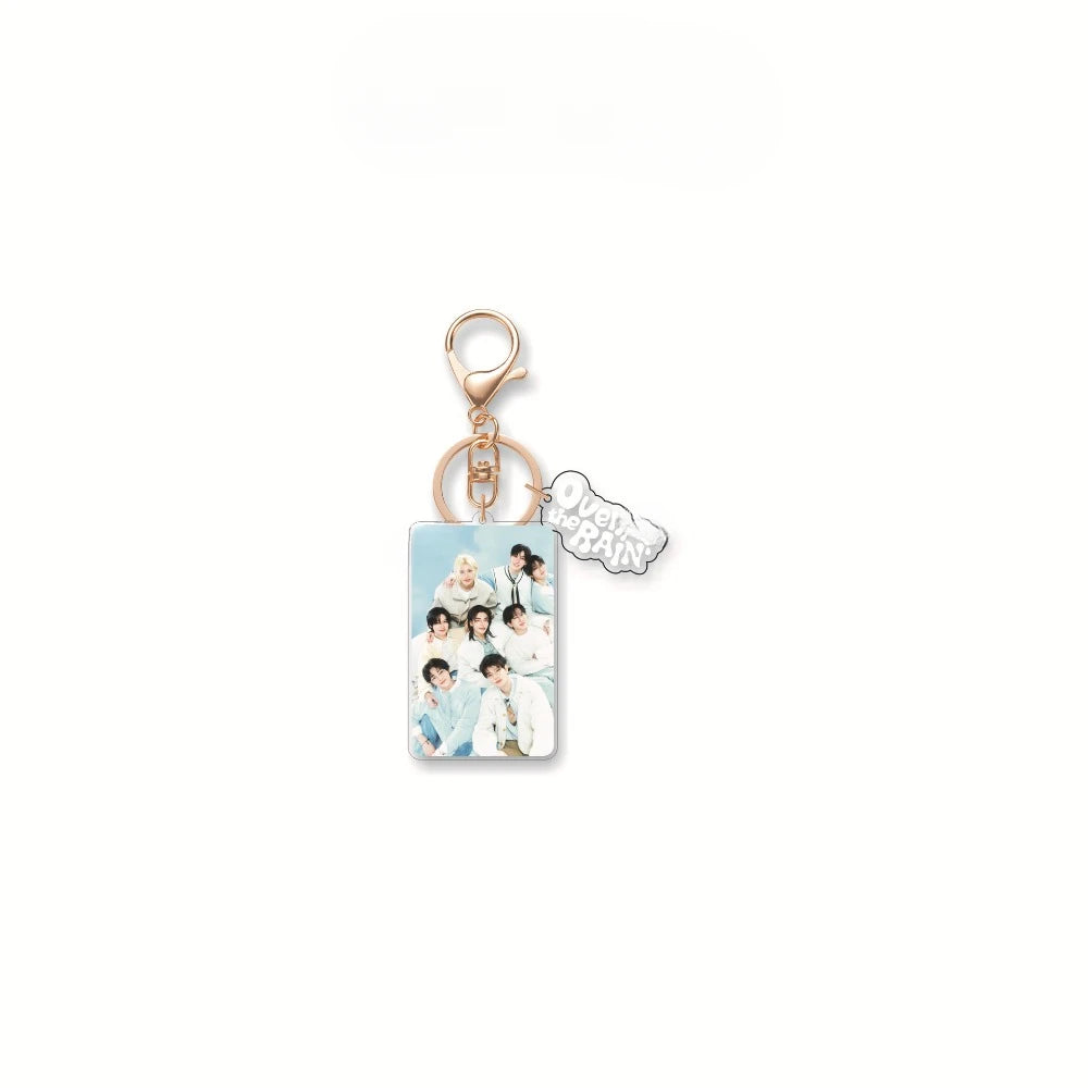 Stay Over The Rain Photo Acrylic Pendant Keychain