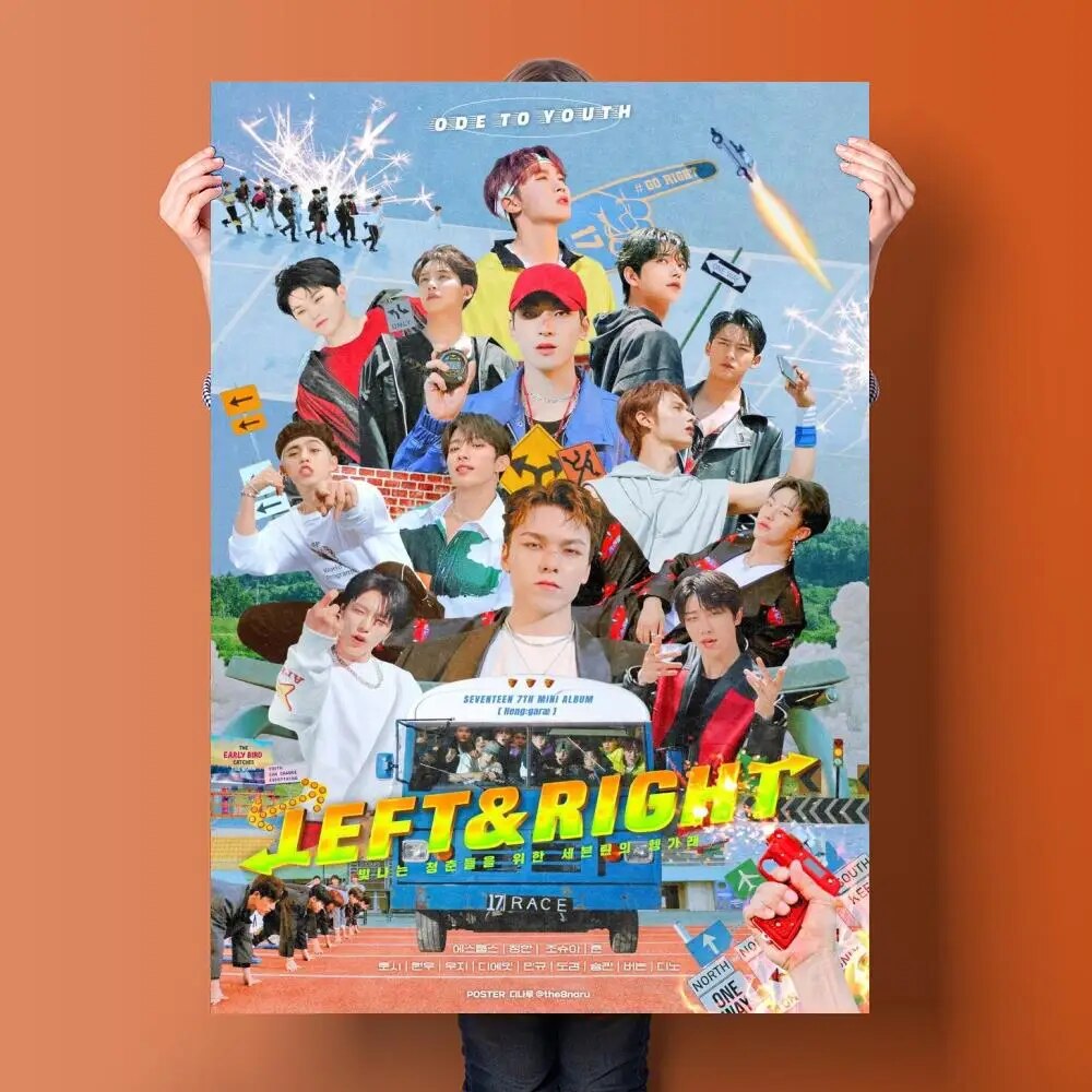 Siebzehn dekorative Kunst-Wandposter