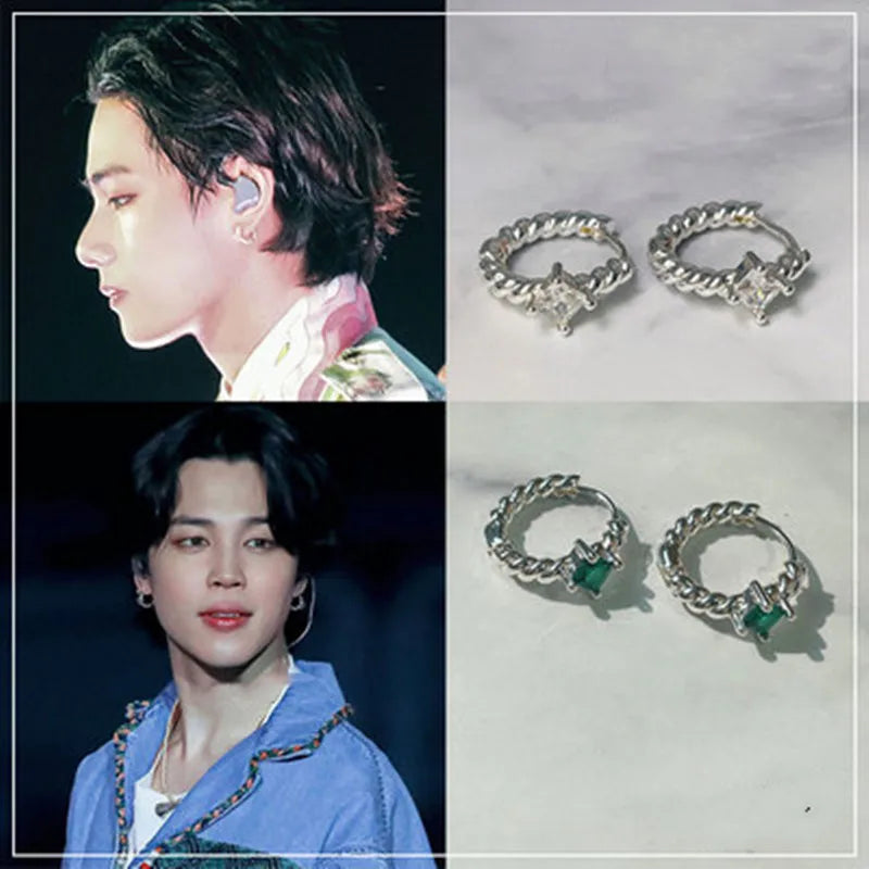 Bangtan Jimin New Twist Earring Accessories