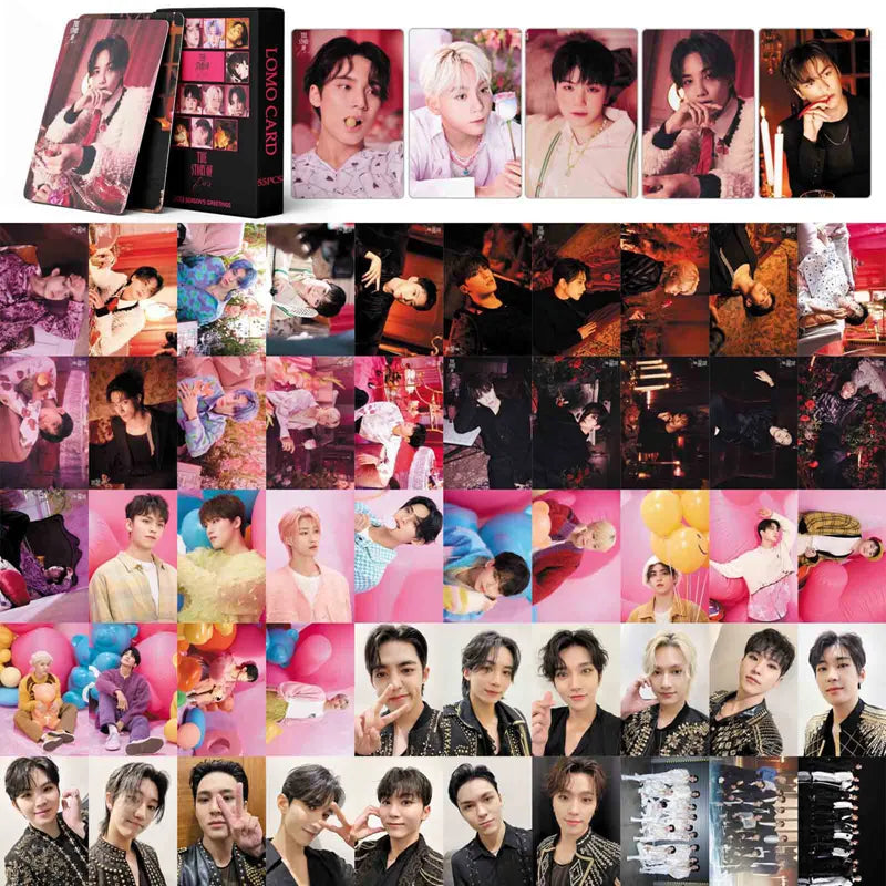 KPOP Siebzehn Fotokarten-Sammlung in verschiedenen Stilen