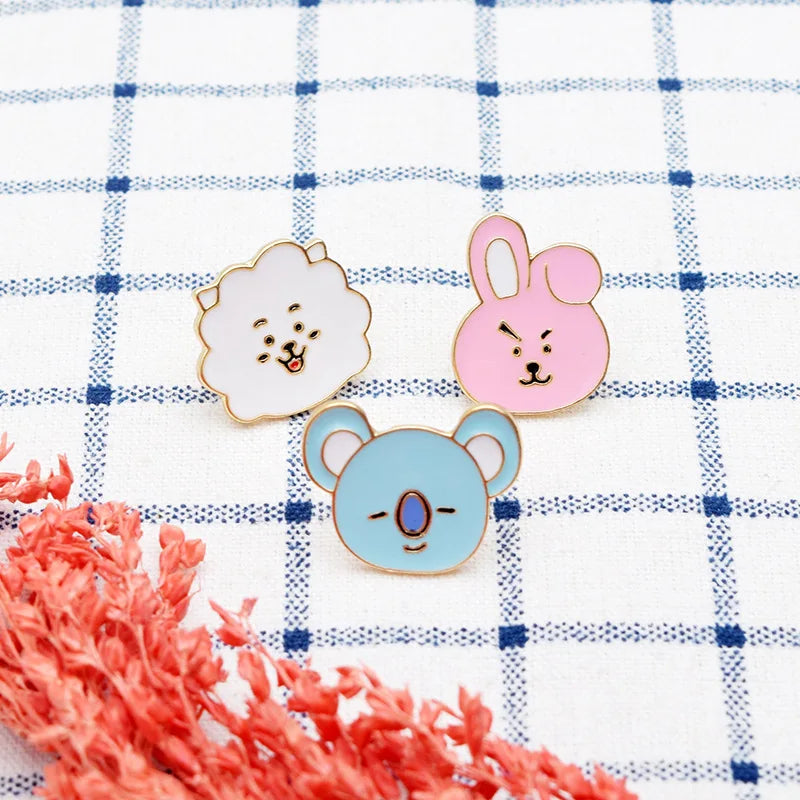 Bangtan21 Brooch Badge Pins Accessories