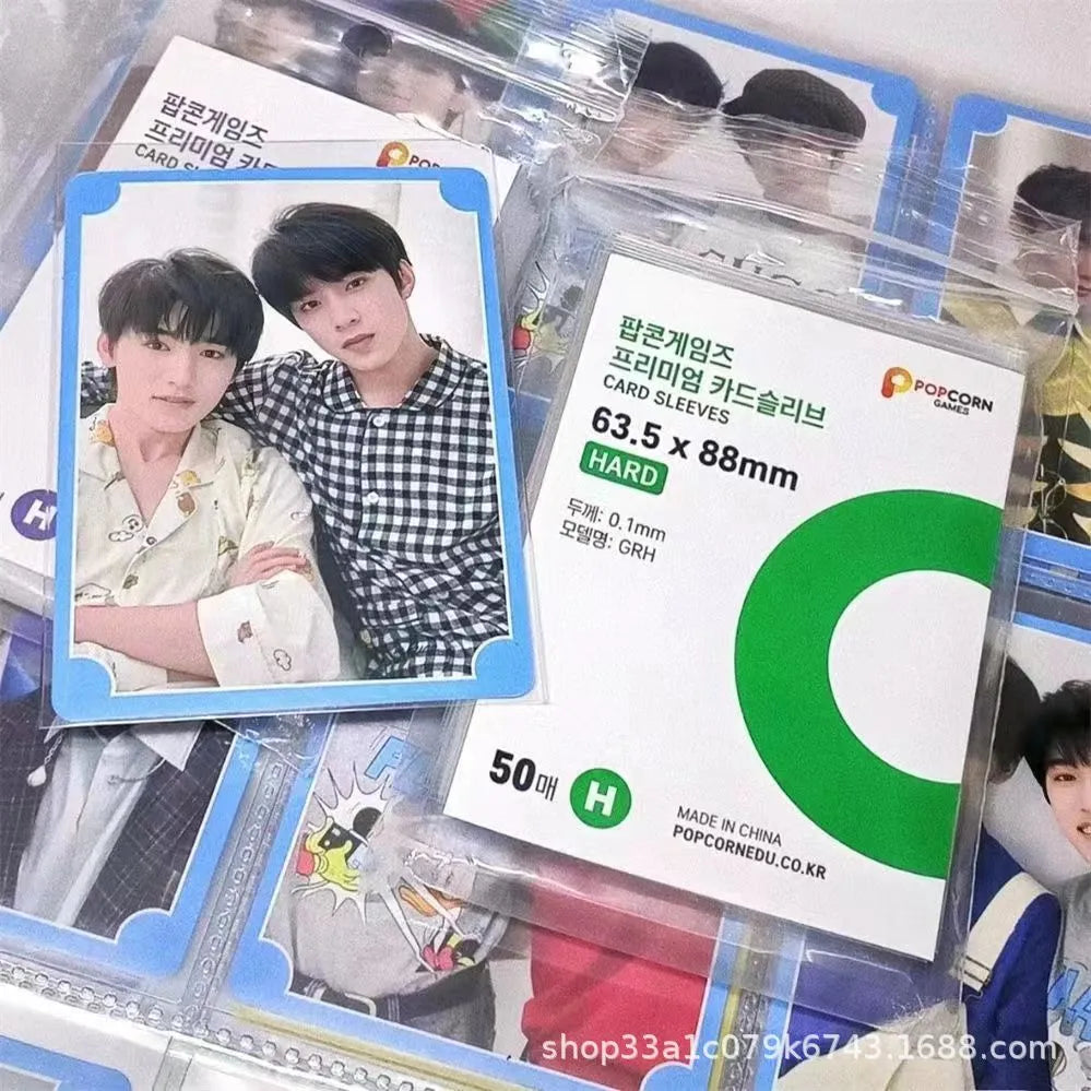 50 Pcs Transparent Photocard Holder for KPOP Merch