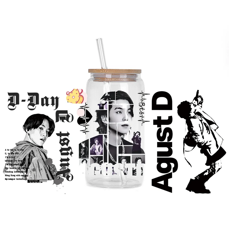 Bangtan Boys Waterproof 3D Stickers for Cups