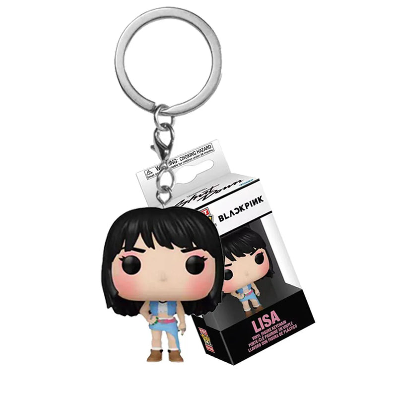 KPOP Black pink Vinyl Figure Keychain Collection