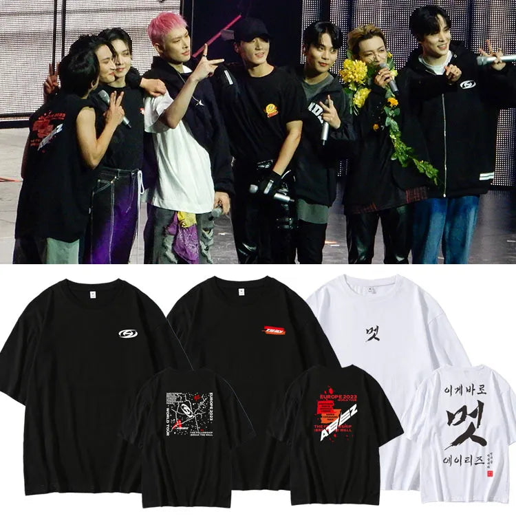 ATEEZ BREAK THE WALL Fashion T-shirt Tee Tops