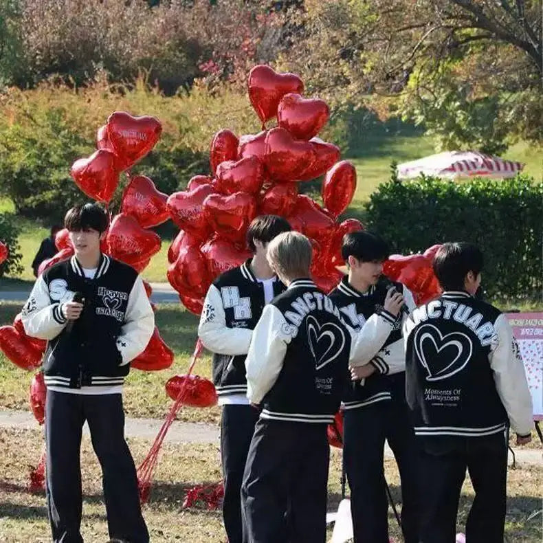 Kpop TXT Star Chapter Sanctuary Warm Loose Bomber Jacket