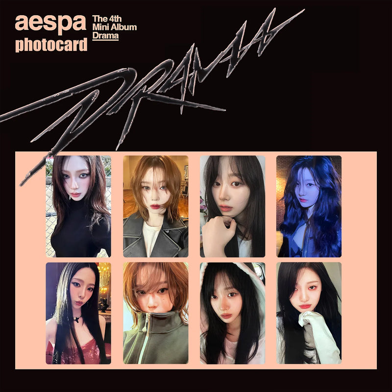 KPOP Aespa Hot Mess Selfie Lomo Cards