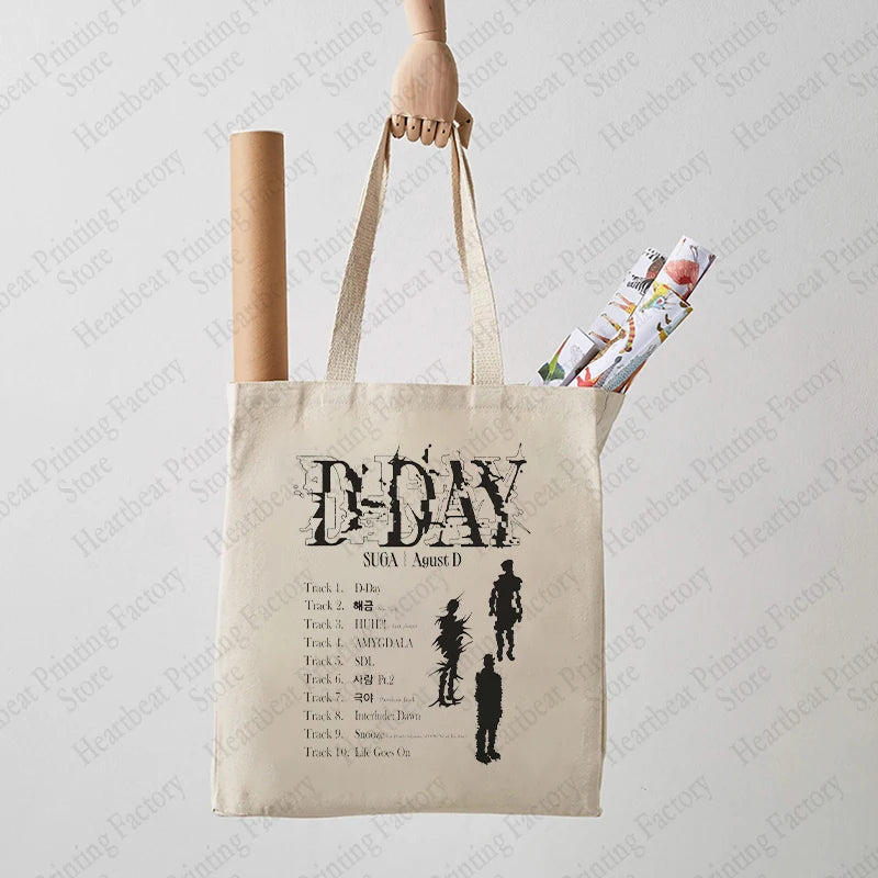 AGUST D-Day Canvas Tote Bag