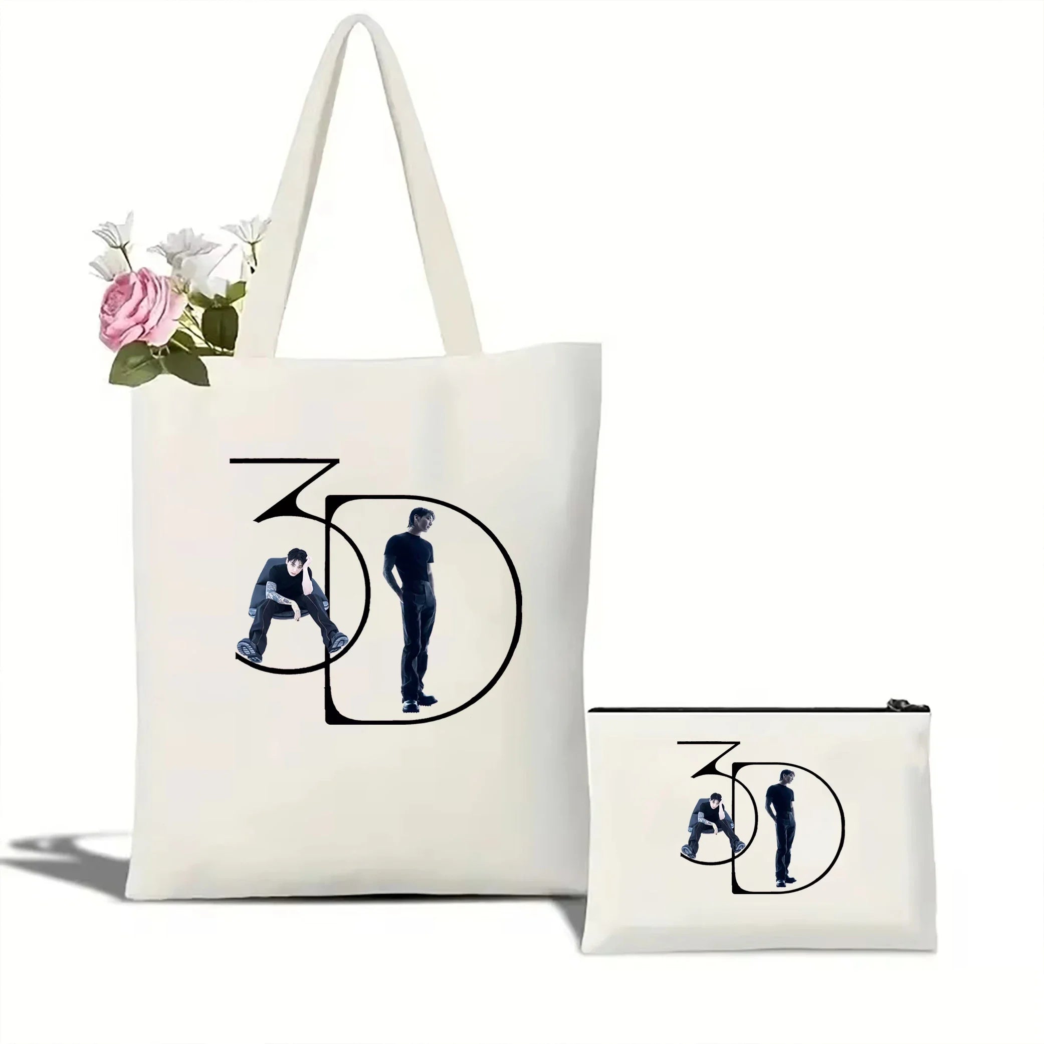 Bangtan JK 3D New Song Tote Bag