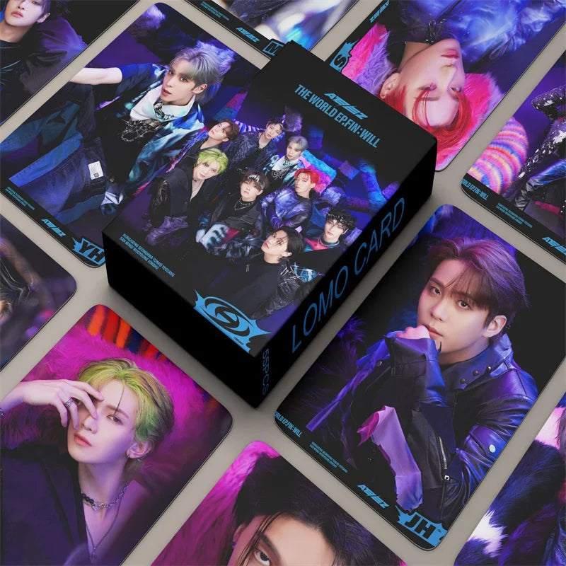 Ateez Photo Laser LOMO Cards