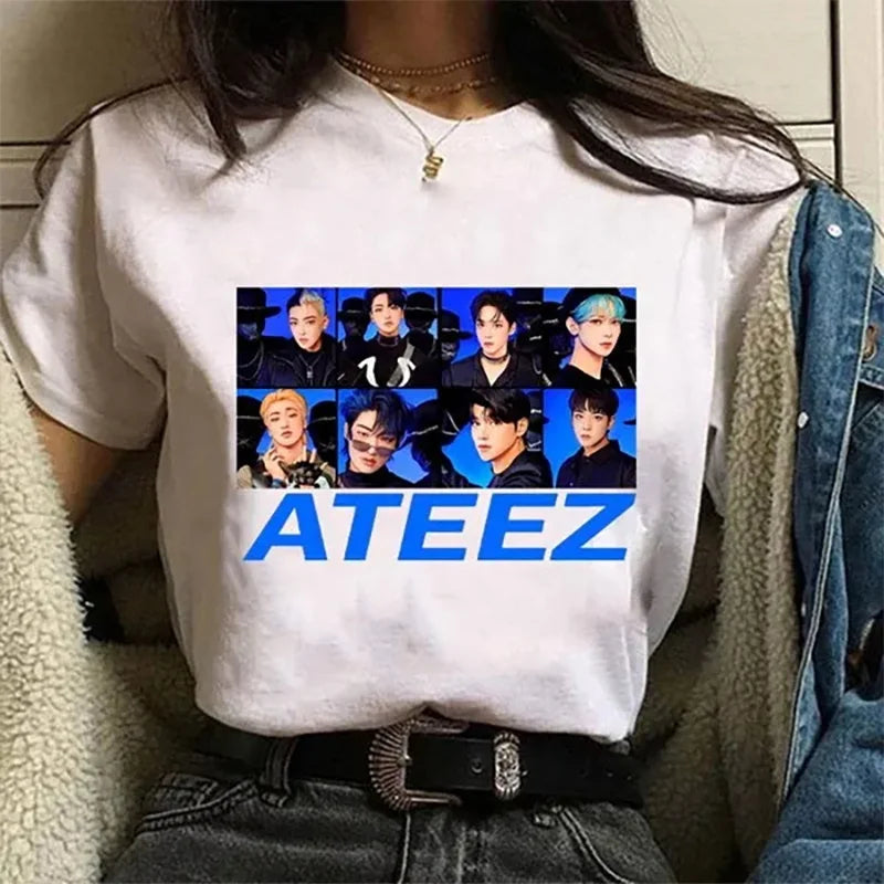 KPOP Ateez Graphic Tee Merch