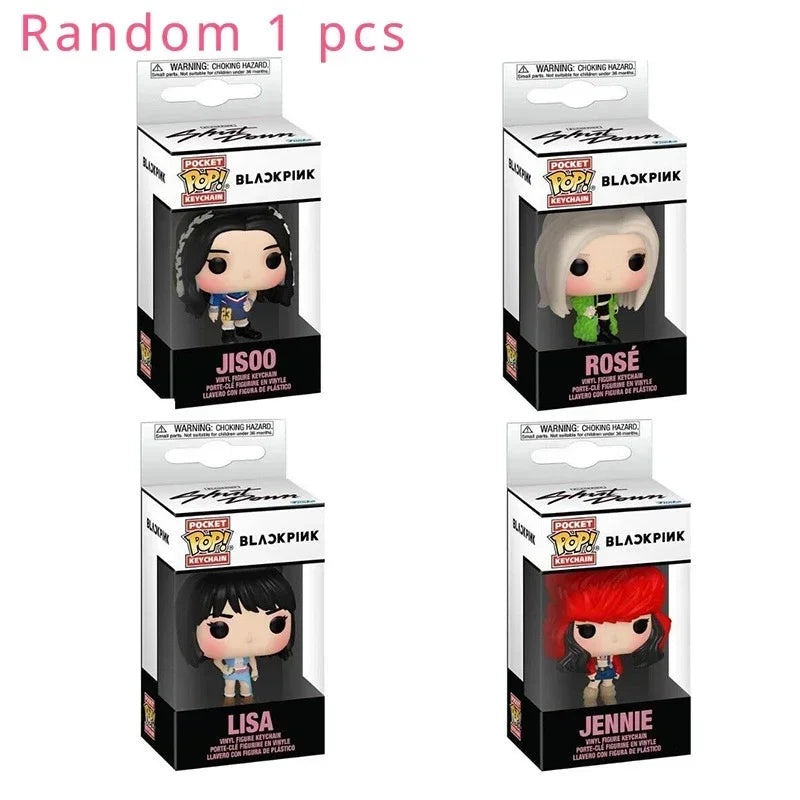 Black Pink Vinyl Figure Collection Toy