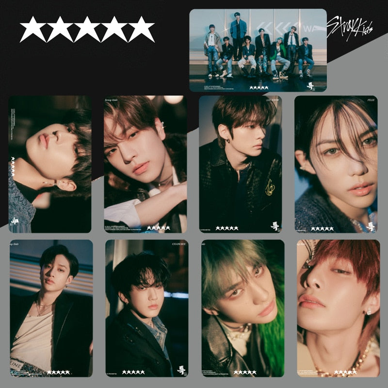KPOP Stray Kids 5-star Album Photo book collection card
