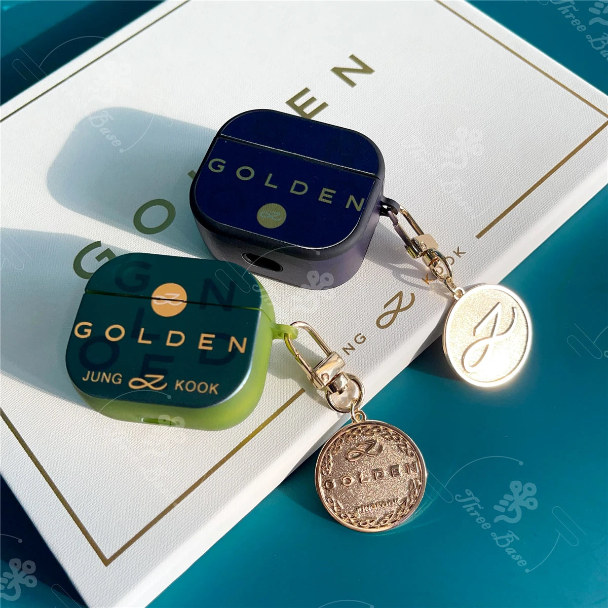 Jungkook Golden Airpods Case