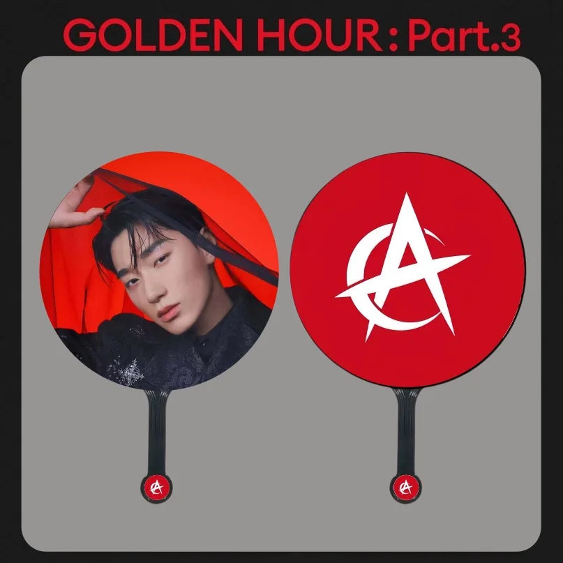 ATEEZ GOLDEN HOUR: PART 3 Album Photo Print Handheld Fan