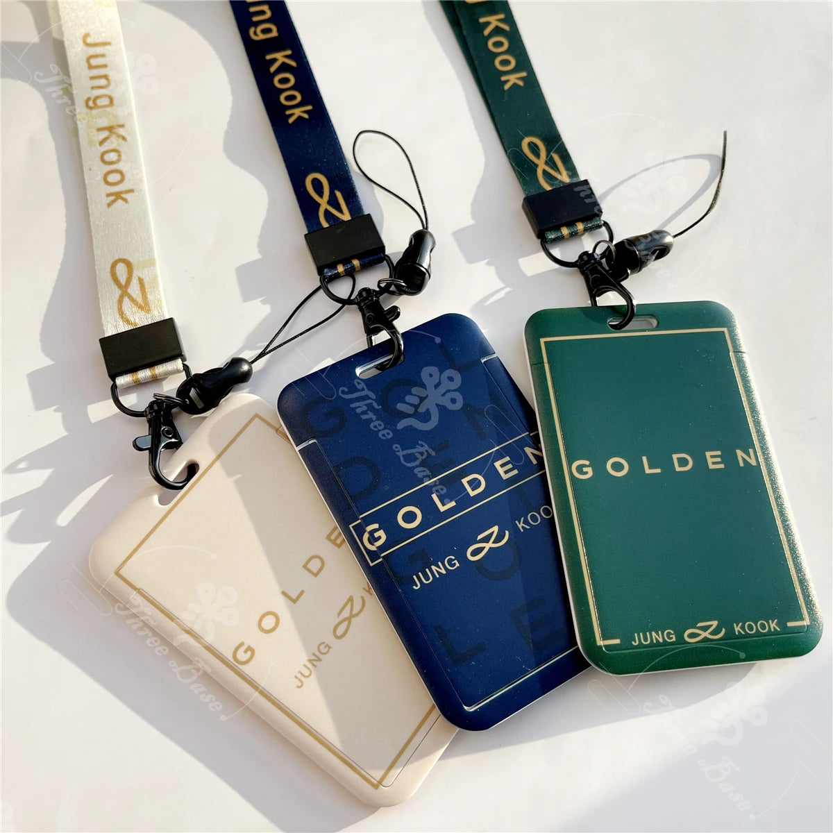 Jungkook Golden Card Holder with Lanyard