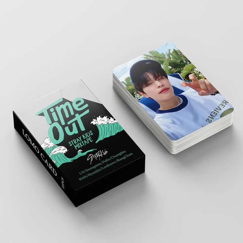 Kpop Stray Kids and TXT Photocards