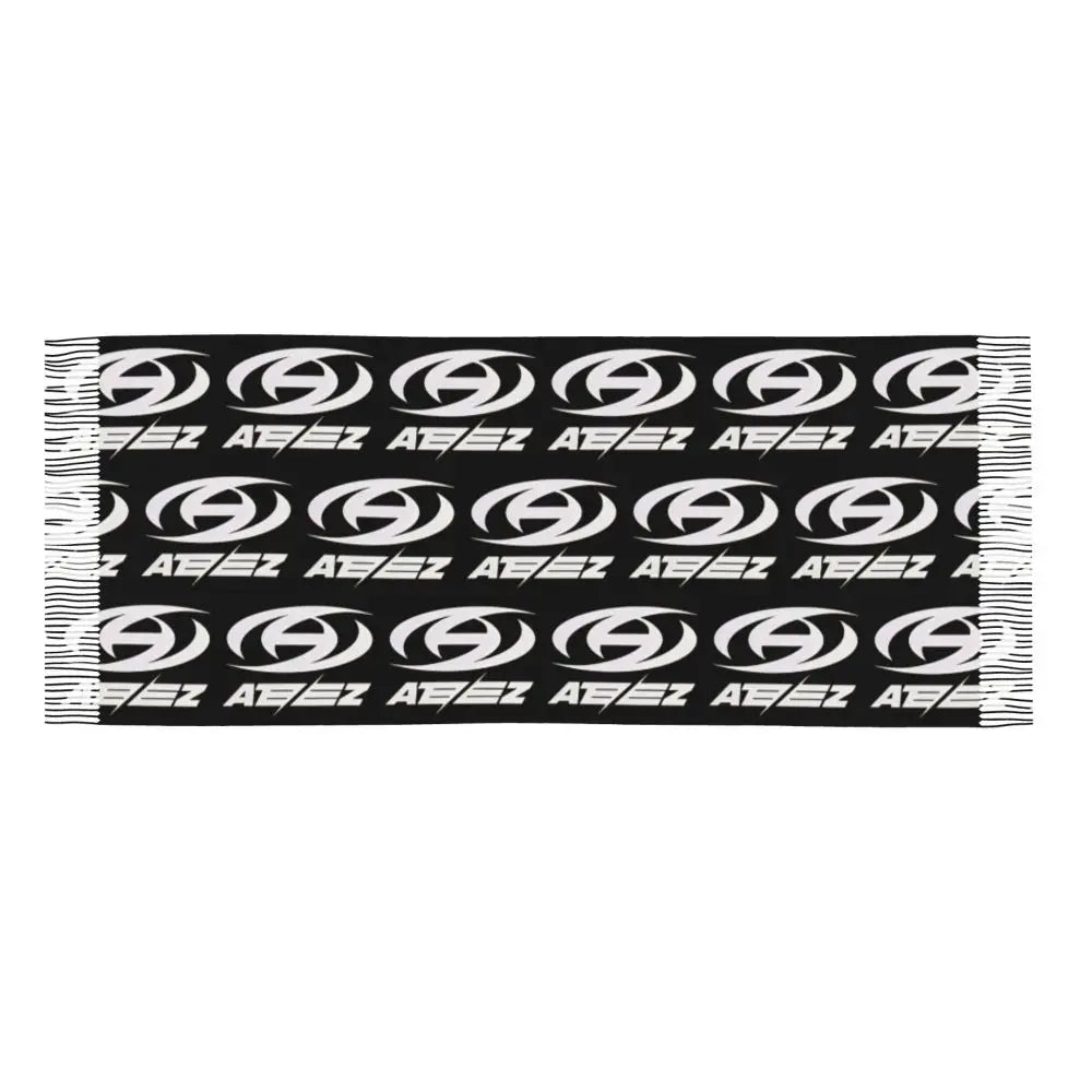 Printed Kpop ATEEZ Logo Scarf