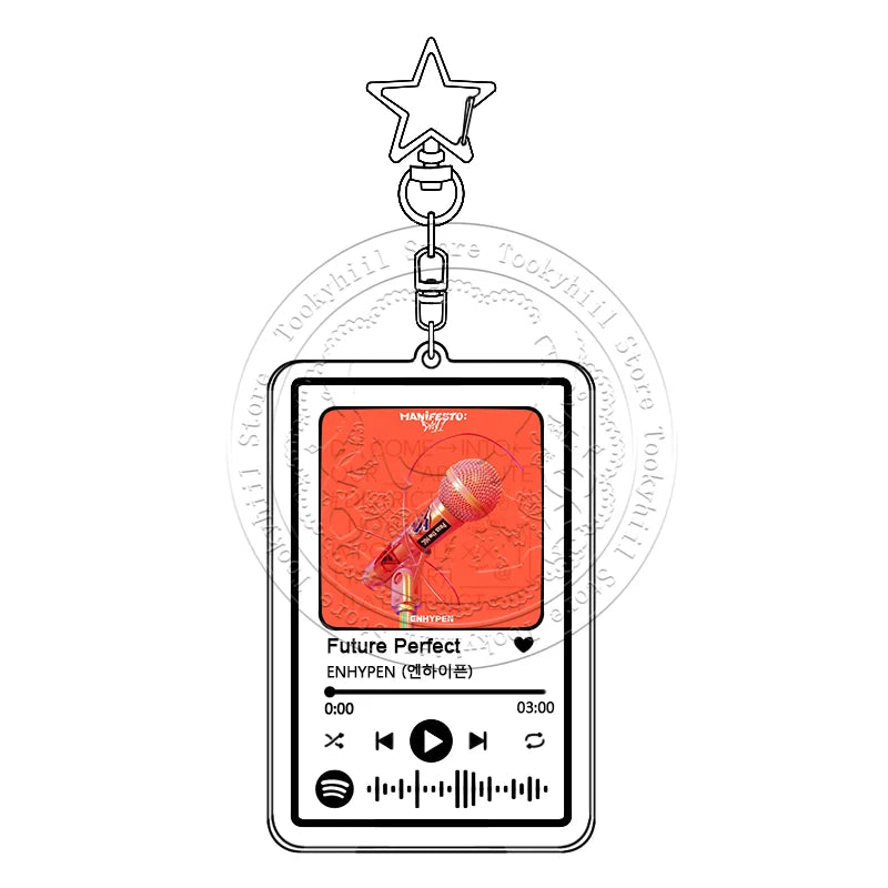 ENHYPEN Music Keychain Keyring Accessories