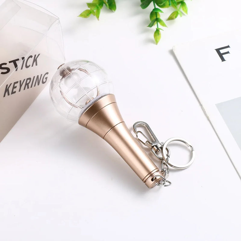 KPOP ATEEZ Mini Light Stick Keychains