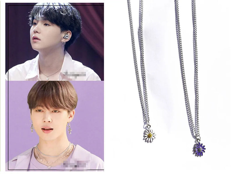 Bangtan Boys JK taehyung Necklace Earrings Accessories