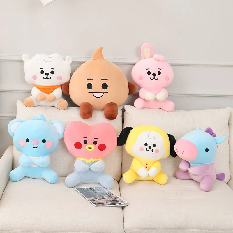 Large Bangtan21 Cartoon Plush Toys