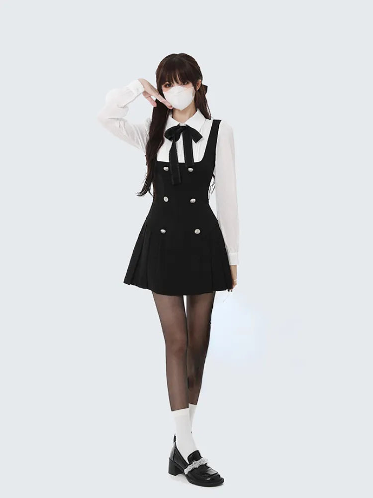 Slim Chic Long Sleeve Black Mini Dress