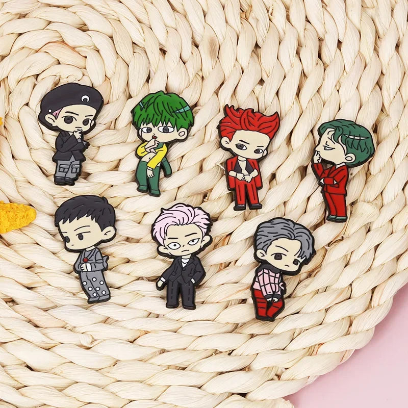 ATEEZ Boys Enamel Pin Brooch Accessories