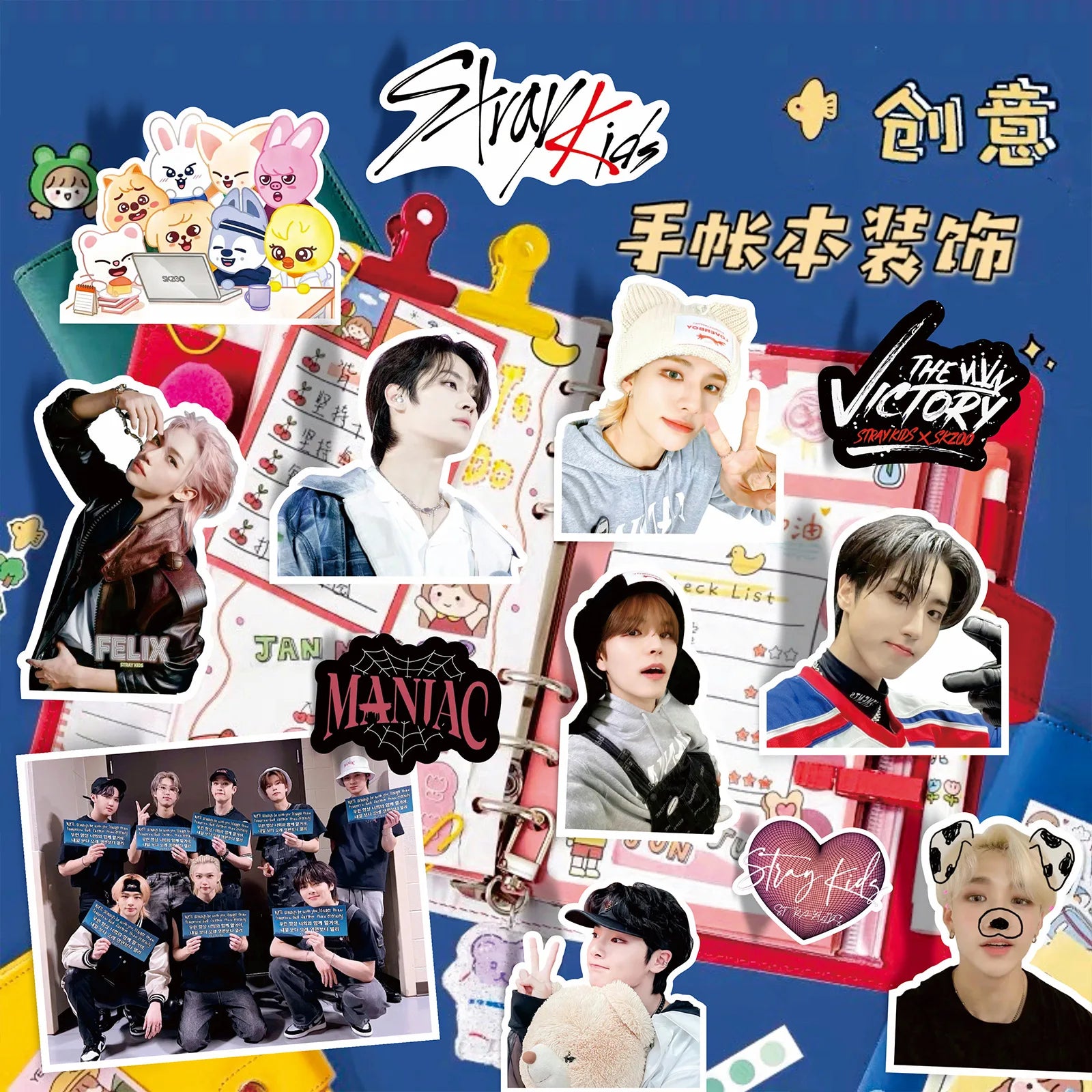 Stray Kids Wasserfester Aufkleber