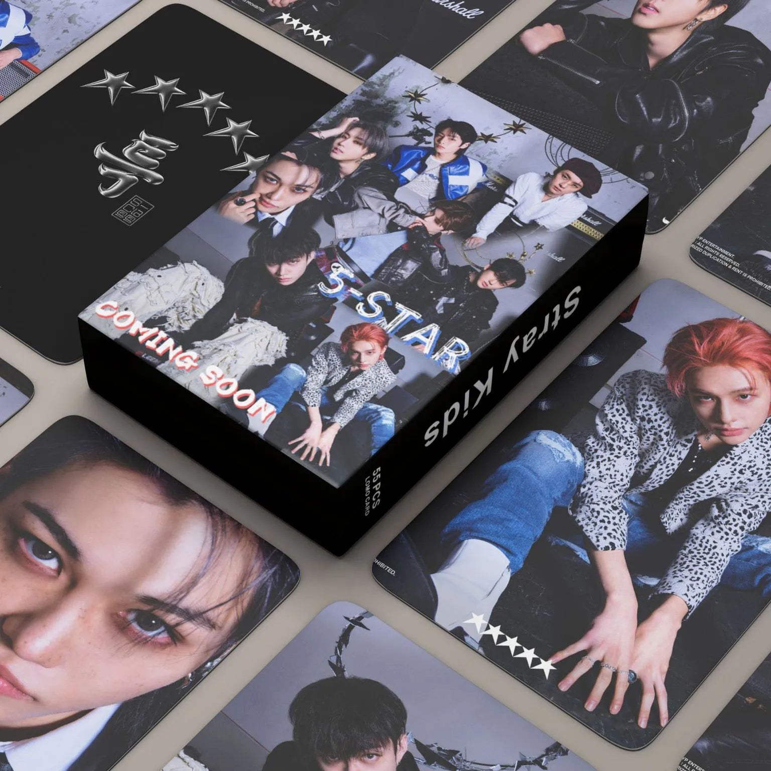 KPOP Stray Kids Lomo Cards 55pcs/set Different Album Style