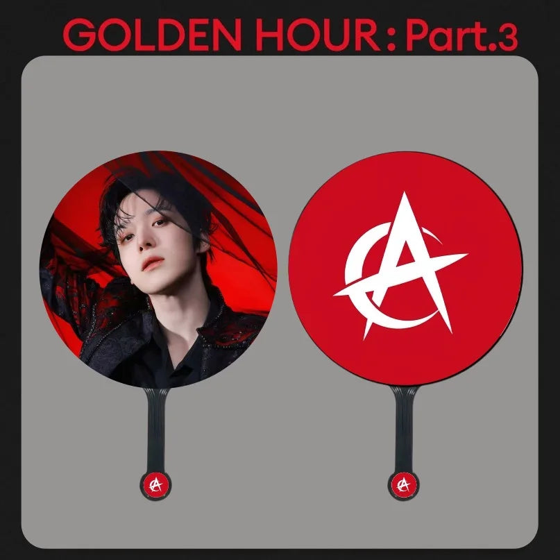 ATEEZ GOLDEN HOUR: PART 3 Album Photo Print Handheld Fan