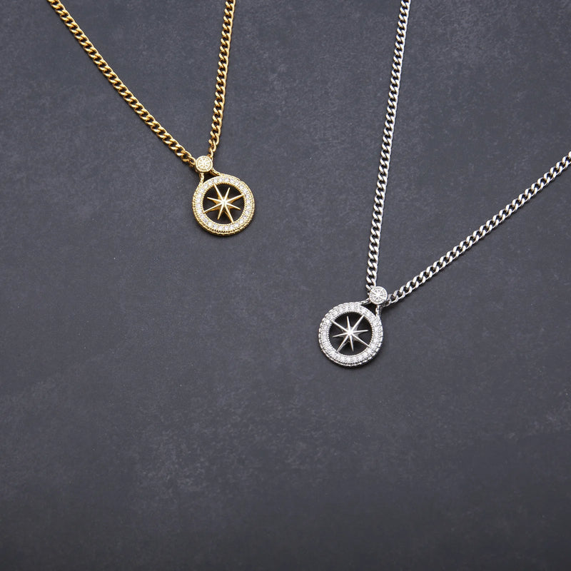 Stray Kids Compass Pendant Necklace