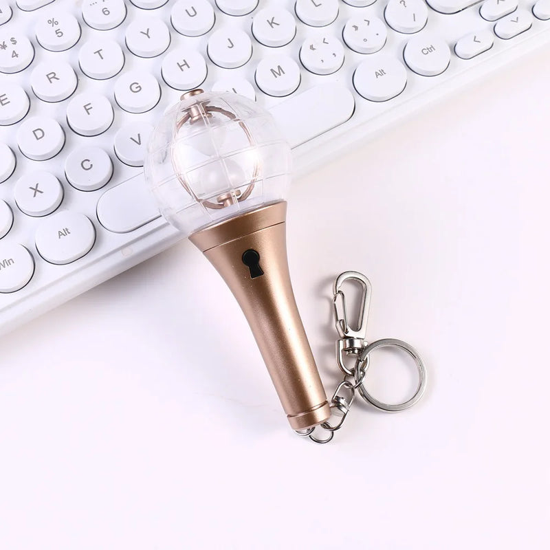 KPOP ATEEZ Mini Light Stick Keychains