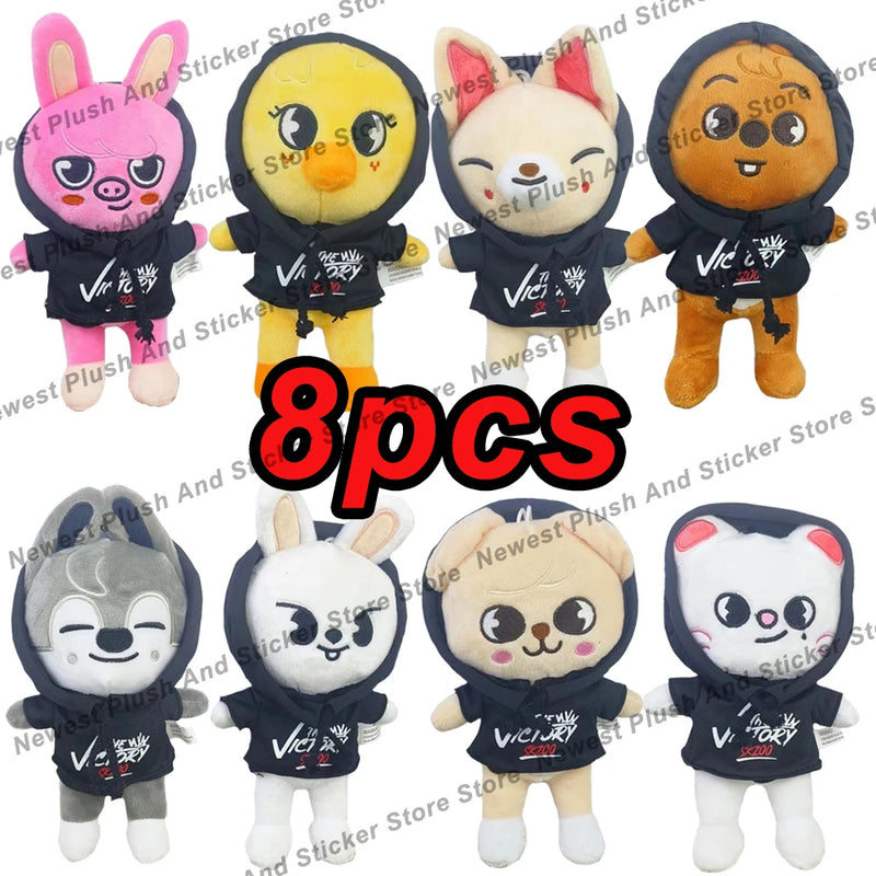 Stray Kids Skzoo Head Plush Toy Keychain