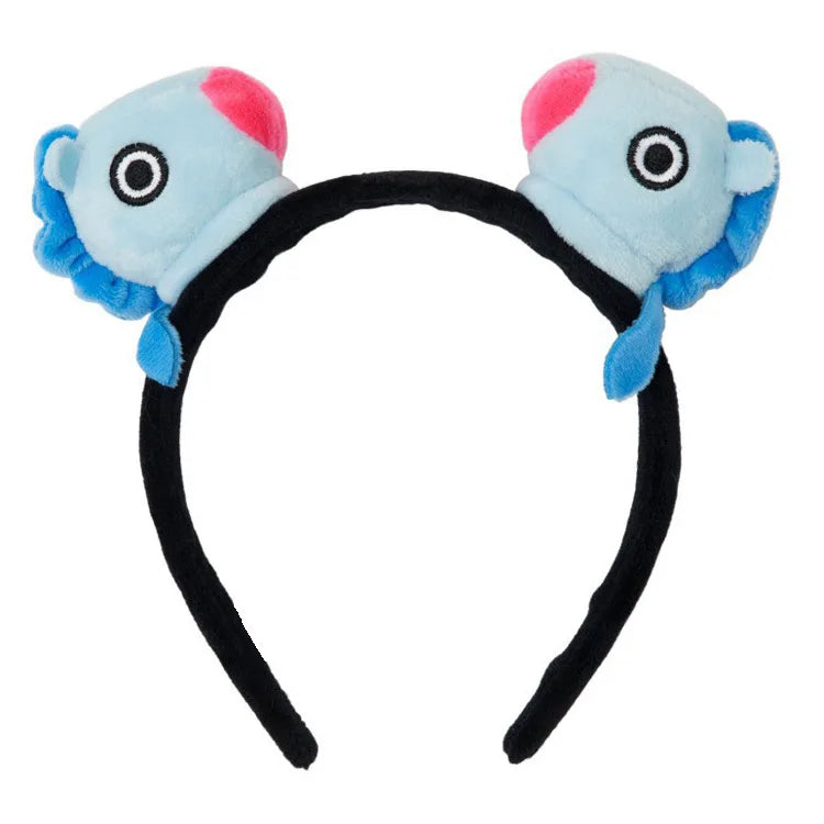 Bangtan21 Kawaii Cartoon Cute Plush Doll Headband