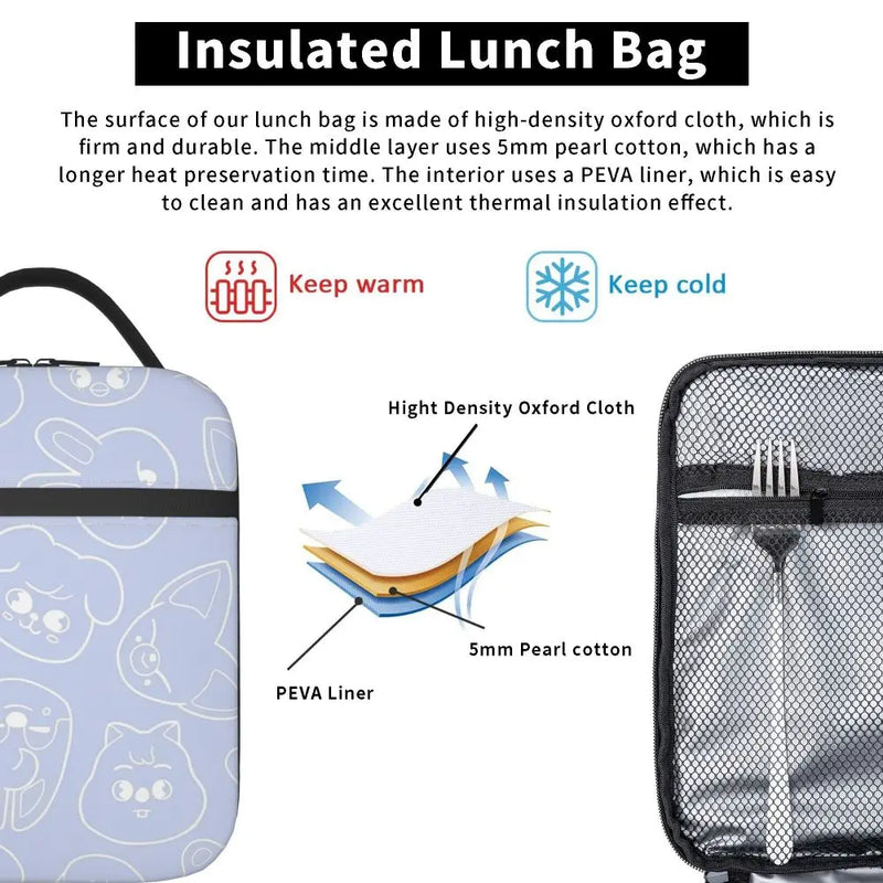 Stray Kids Chk Chk Boom Lunch Bags Container