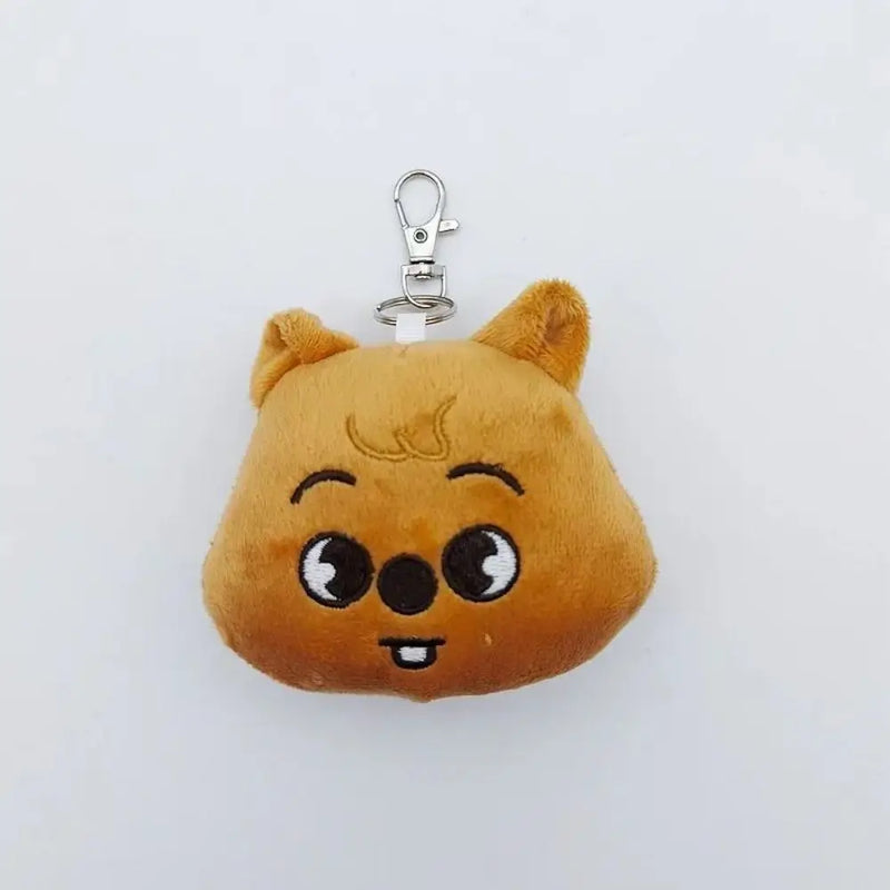 Stray Kids Skzoo Head Plush Toy Keychain