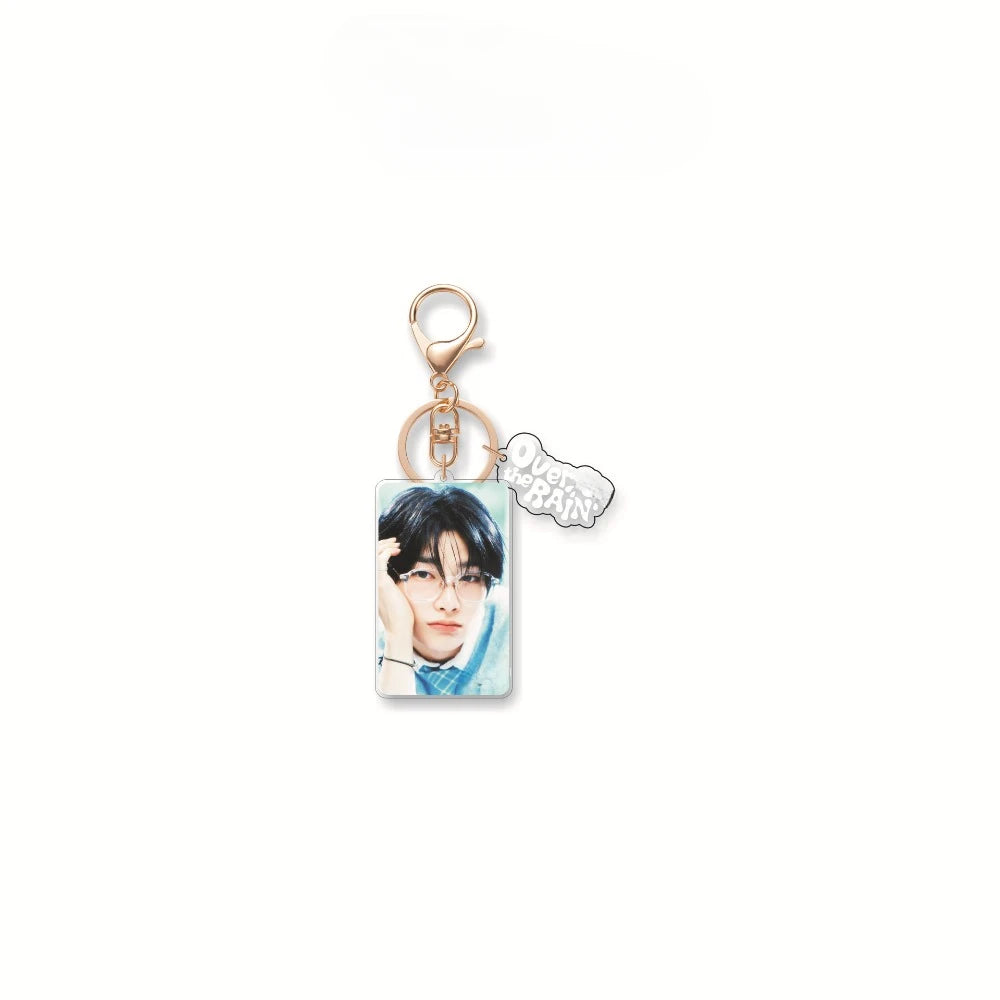 Stay Over The Rain Photo Acrylic Pendant Keychain