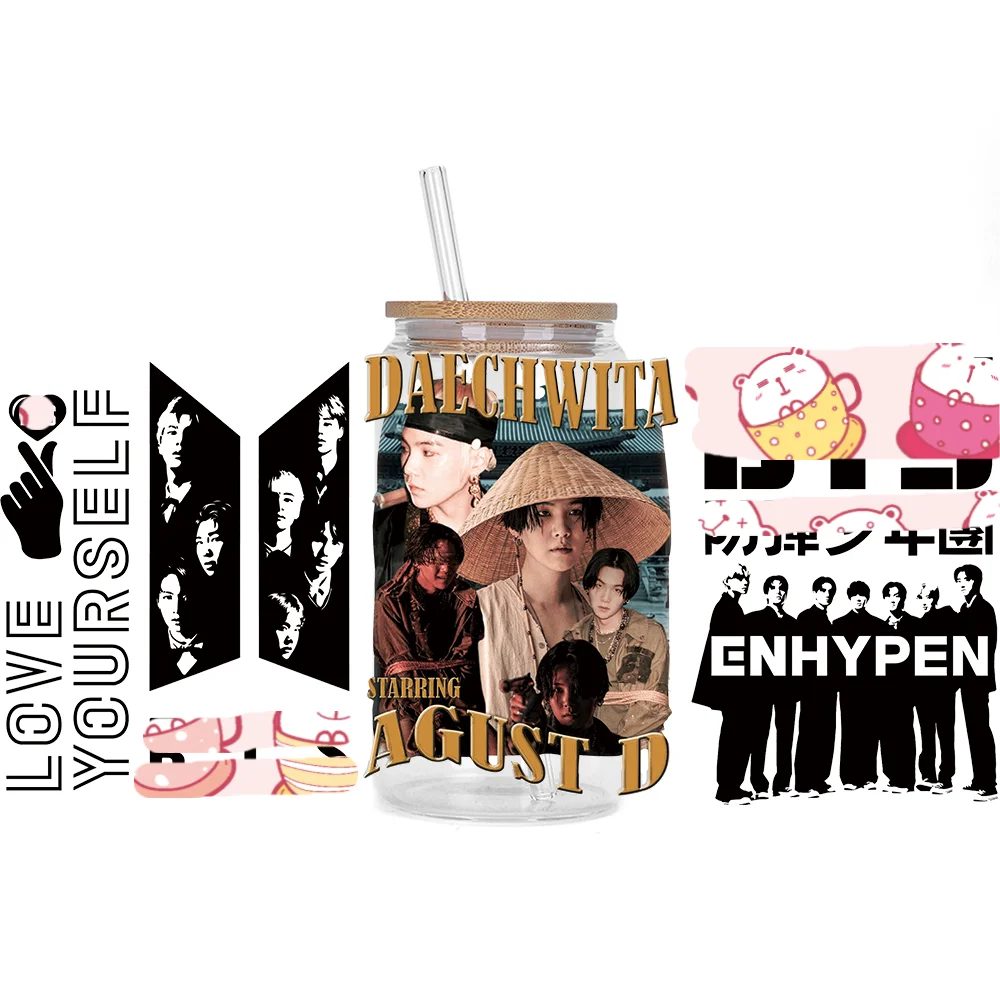 Bangtan Boys Waterproof 3D Stickers for Cups
