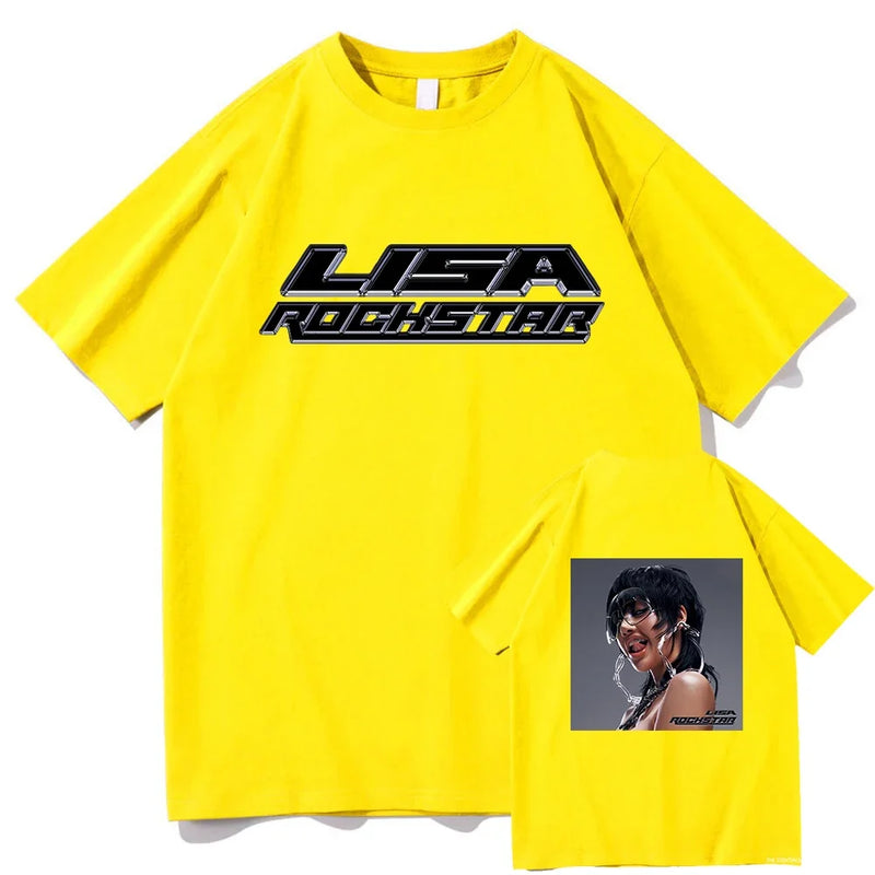 Black Pink Lisa Rockstar Shirt